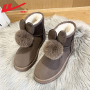 回力雪地靴女款冬季2025新款爆款洋气雪地棉鞋女鞋加绒加厚棉靴女