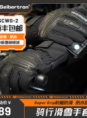 Seibertron赛伯坦摩托车骑行手套机车骑士装备秋冬季滑雪防水男女