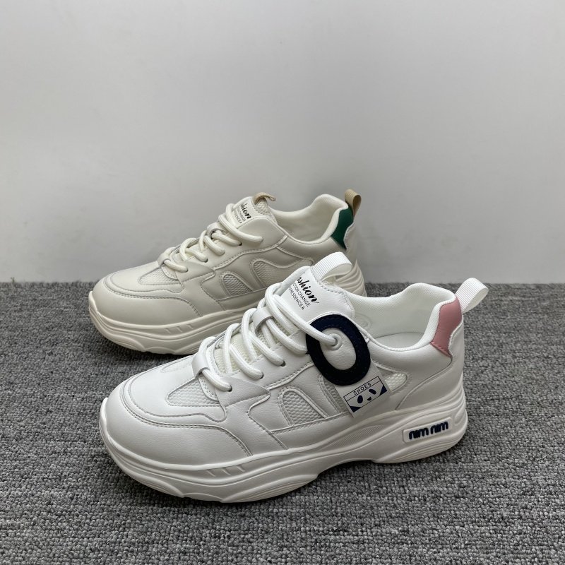 处理2025春夏新款厚底真皮老爹鞋女百搭显脚小女鞋透气运动休闲鞋,女鞋,老爹鞋,淘宝优惠券,粉丝福利购,淘宝优惠卷