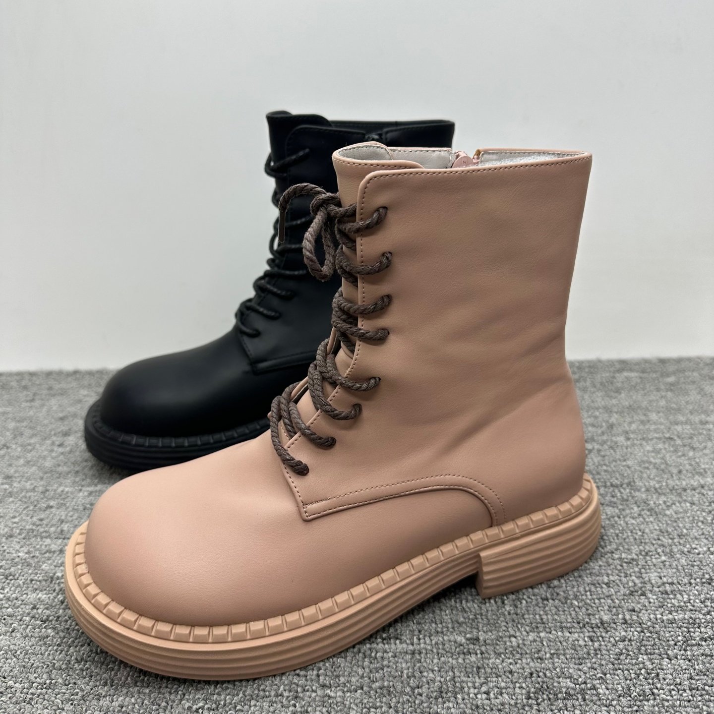 撤柜断码特价处理新款马丁靴女时尚百搭女短靴英伦风大头女单靴潮,女鞋,马丁靴,淘宝优惠券,粉丝福利购,淘宝优惠卷