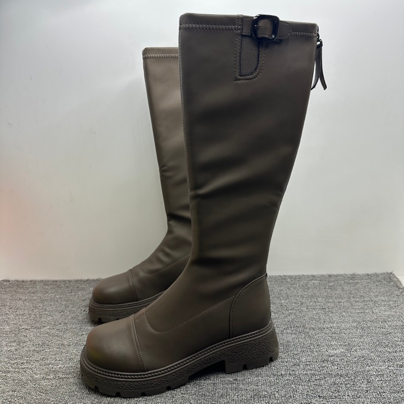 加绒女长筒靴冬季新款女靴百搭