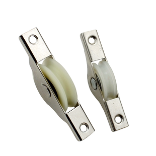 包邮：尼龙滑轮 移门滑轮 有槽门窗滑轮尼龙有槽滑轮橱柜移门滑轮