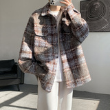 CT33宽松 美拉德呢料外套男学生港味夹克 P68 88,男装夹克,电商A066,电商基地 CT33宽松 美拉德呢料外套男学生港味夹克 P68 88,男装夹克,电商A066,电商基地