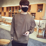 CC38 简约拼接原宿风套头卫衣蝙蝠袖卫衣男 P40棕绿色,男装卫衣,电商A066, CC38 简约拼接原宿风套头卫衣蝙蝠袖卫衣男 P40棕绿色,男装卫衣,电商A066,