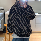 WS05宽松中性风大码港风ins卫衣外套男P6888咖啡色，女装短外套，电商A066