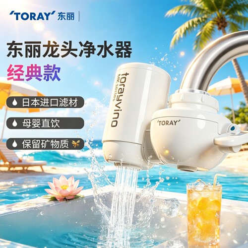 日本东丽水龙头净水器直饮