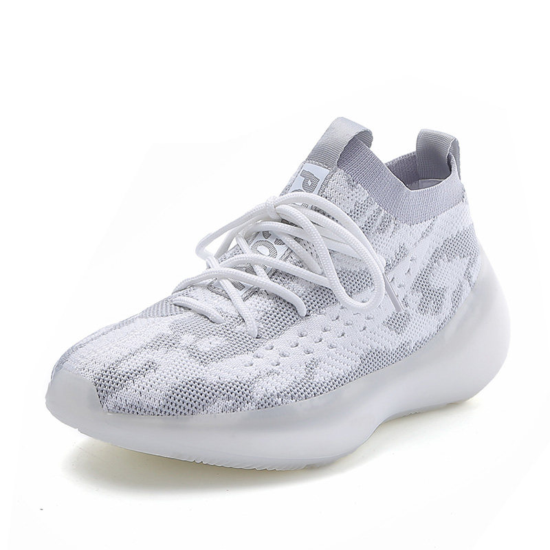 阿比让情侣潮鞋网红网面飞织厚底老爹鞋椰子鞋运动鞋女pt2036