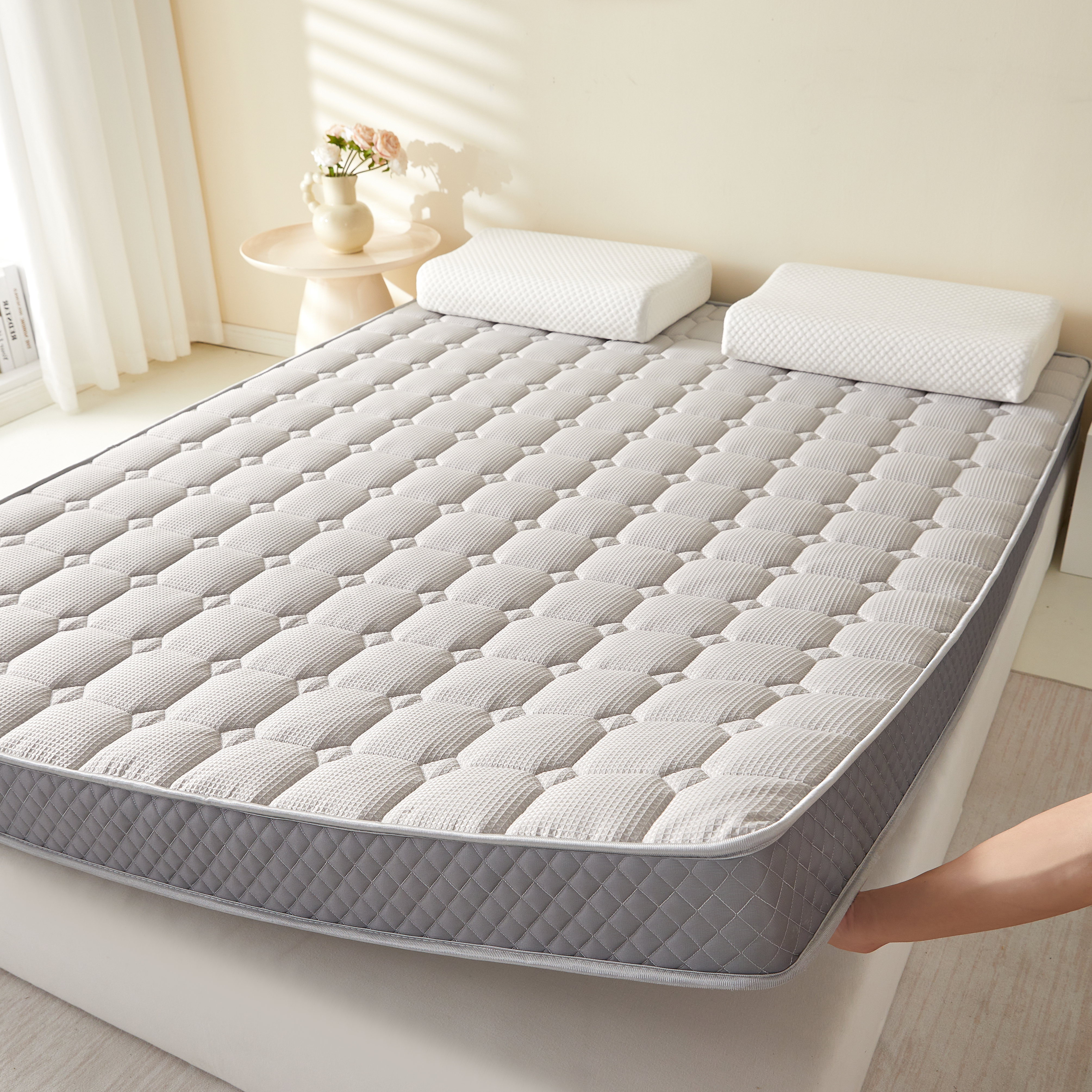 乳胶记忆棉床垫软垫家用卧室榻榻米床褥子宿舍学生单人垫子海绵垫