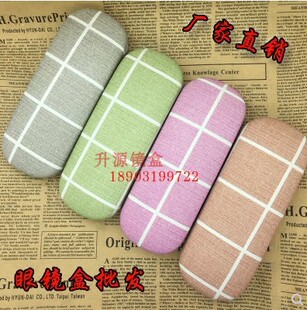 厂家直销 新款眼睛盒定做logo 板材框架学生眼镜盒定制店名