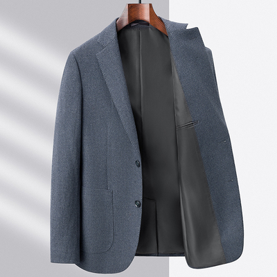 恒源祥2025秋冬季羊毛呢休闲西服