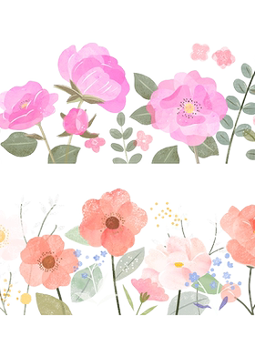 爱情树橱窗PET双面同色贴画