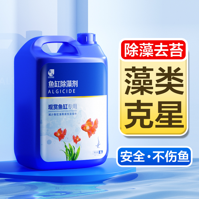 鱼缸除绿水藻类打造清澈透明缸