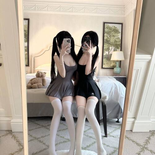 纯欲女夏季丝滑睡衣修身显瘦御萝包臀短裙子