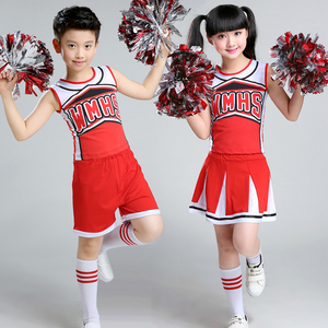 新啦啦操表演服拉拉队服足球宝贝服装运动会演出服宝贝服装