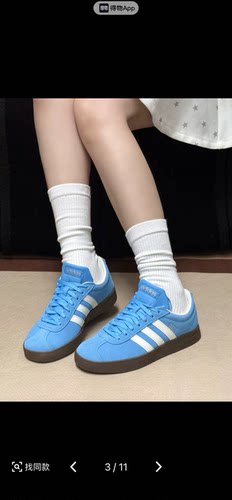 耐克adidas VL COURT 2.0舒适百搭防滑耐磨轻运动板鞋JS4594