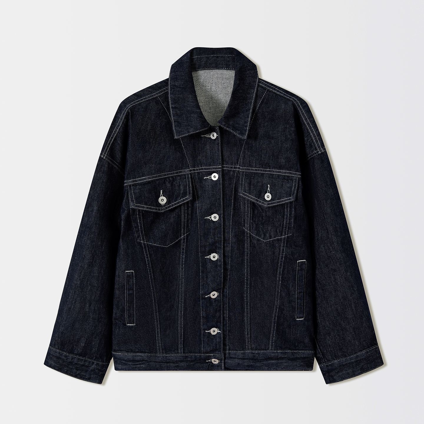 牛仔外套女宽松bf慵懒风