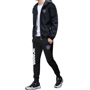 斯堪尼亚卡车重卡大巴车牵引scania汽车周边男女夹克外套卫裤套装