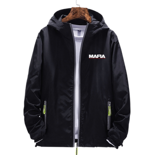 四海兄弟Mafia黑手党steam游戏连帽夹克男女外套帽衫学生休闲衣服