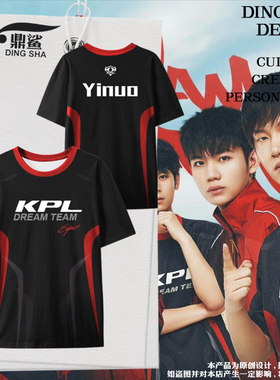 KPL梦之队战队服电竞世界杯同款比赛服冰丝速干短袖t恤衫男女半袖