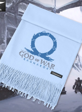 战神5诸神黄昏ps5游戏周边PS4仿羊绒围巾男女防寒风保暖披肩围脖