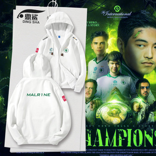 Team 卫衣男女带连帽外套 Falcons战队服dota2夺冠军纪念Ti14开衫