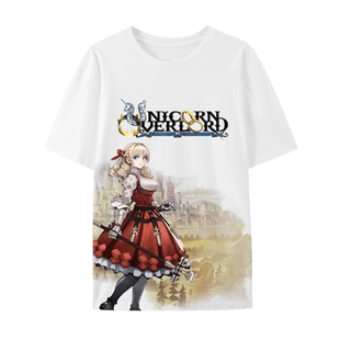 圣兽之王游戏周边斯嘉丽亚连速干冰丝短袖t恤衫男女学生凉快半袖