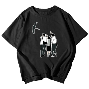 想见你王诠胜李子维黄雨萱电视剧周边t恤衫短袖男女纯棉衣服半袖