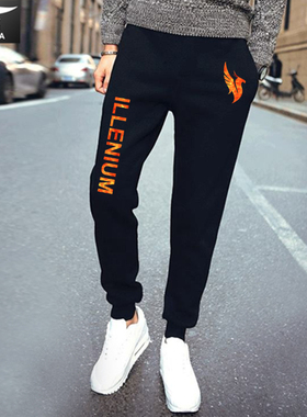 凤凰之子ILLENIUM电音束小脚卫裤EDM周边裤子男女运动裤休闲长裤