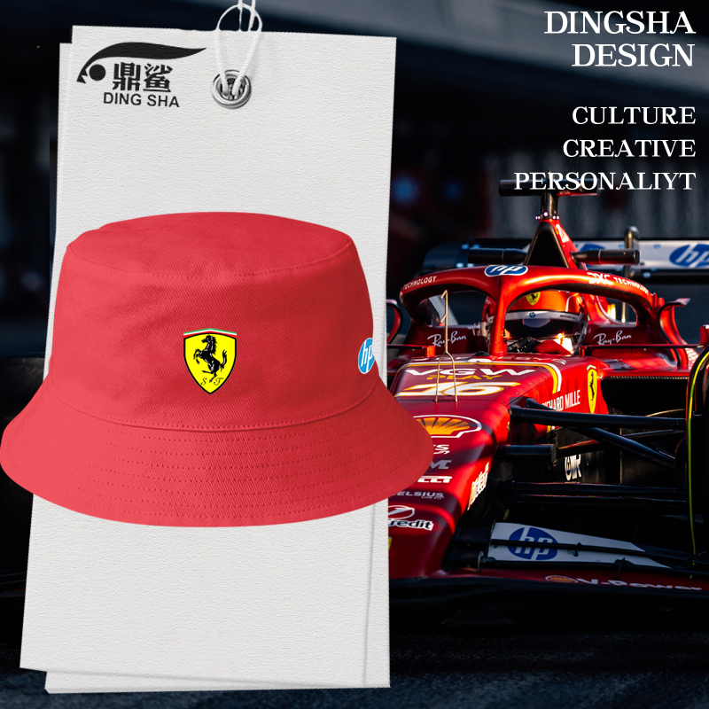 2025法F1拉利车队服方程式渔夫帽