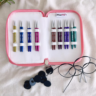新品Knitpro zing 可拆卸常规针头短针头套装  进口手工编织工具
