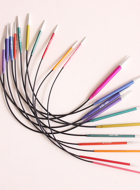 knitpro   zing 25厘米40厘米 长短环针 袜子袖子针 进口彩铝系列