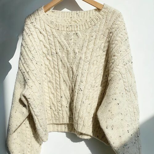 复古阿兰毛衣peergynt羊毛线