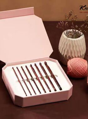 knitpro 钩针礼盒套装 桦木材质 手感温润顺滑