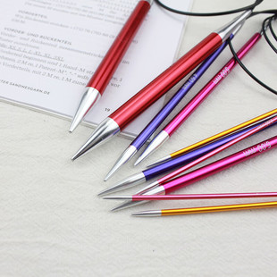 KnitPro/80cm Zing系列 彩铝环形编织针 DIY毛衣开衫手作编织工具