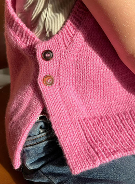 peer gynt 进口毛线 手工diy编织材料包 儿童款露露背心