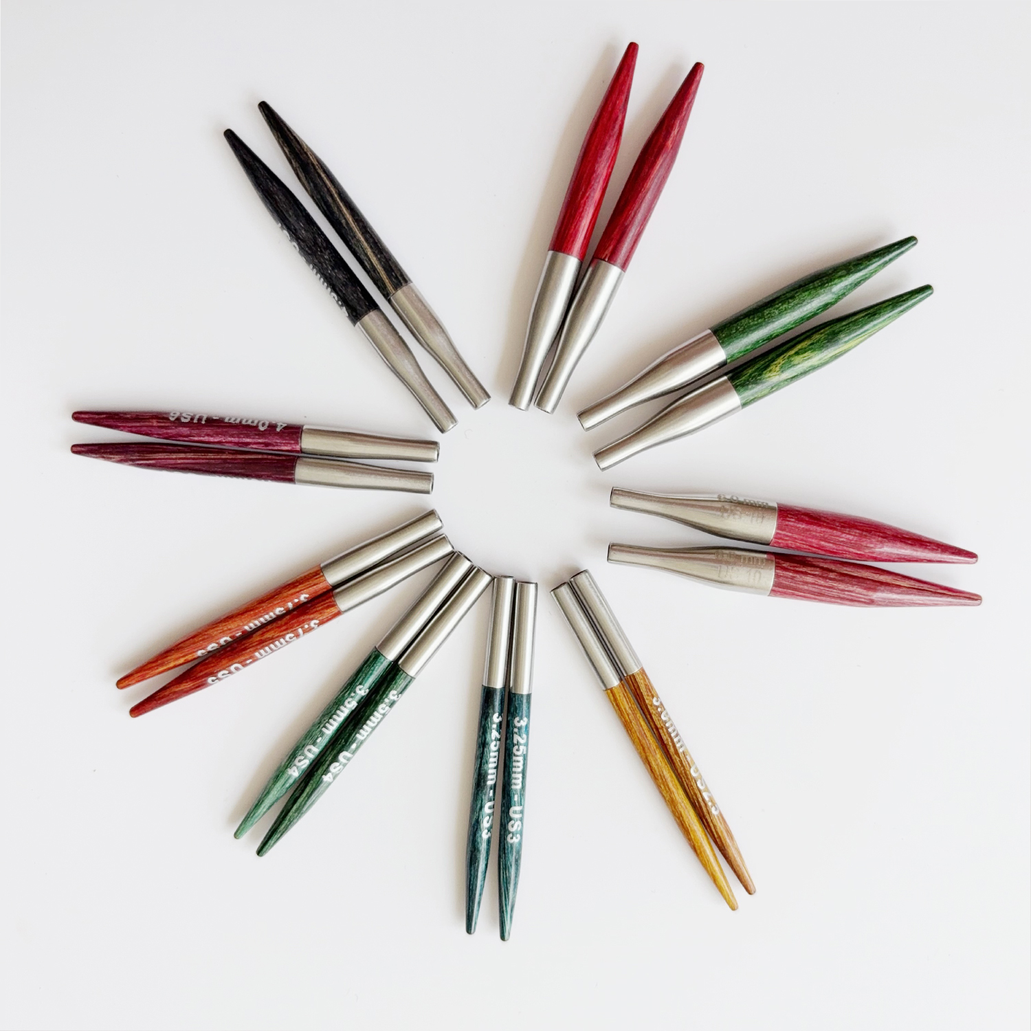 knitpro dreamz 5cm 迷你短针头 可拆卸袖子针针头