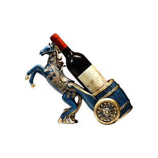 马到成功摆件红酒托酒架托置物架酒柜电视柜餐边柜装饰品创意摆件