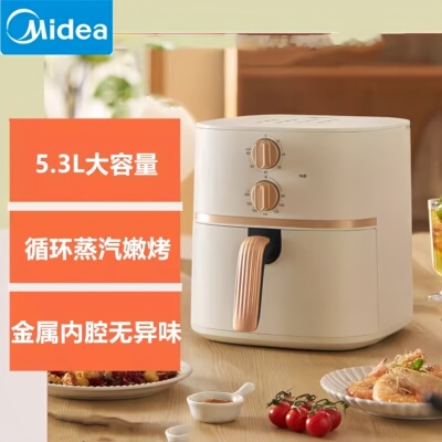 美的空气炸锅家用小型无油炸烤箱