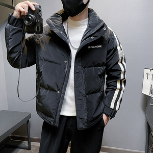 6662-P178 冬季休闲立领条纹潮流男士羽绒服保暖个性外套-7 控238图片