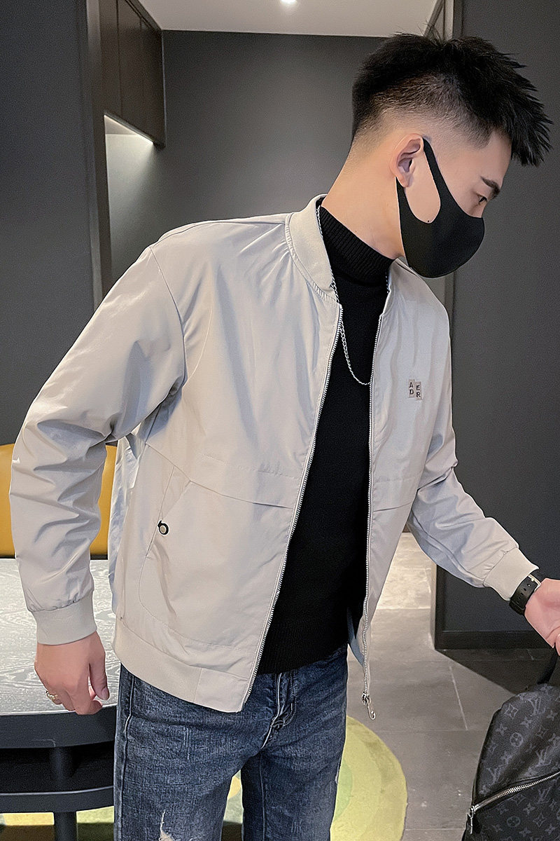 6581-P88夹克外套男韩版青年棒球服修身休闲学生衣服-1控118,男装夹克,电商D319