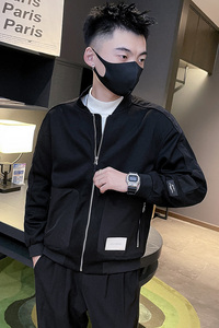 6672-P108复古夹克男士冬季棒球服潮牌潮流百搭外套控148