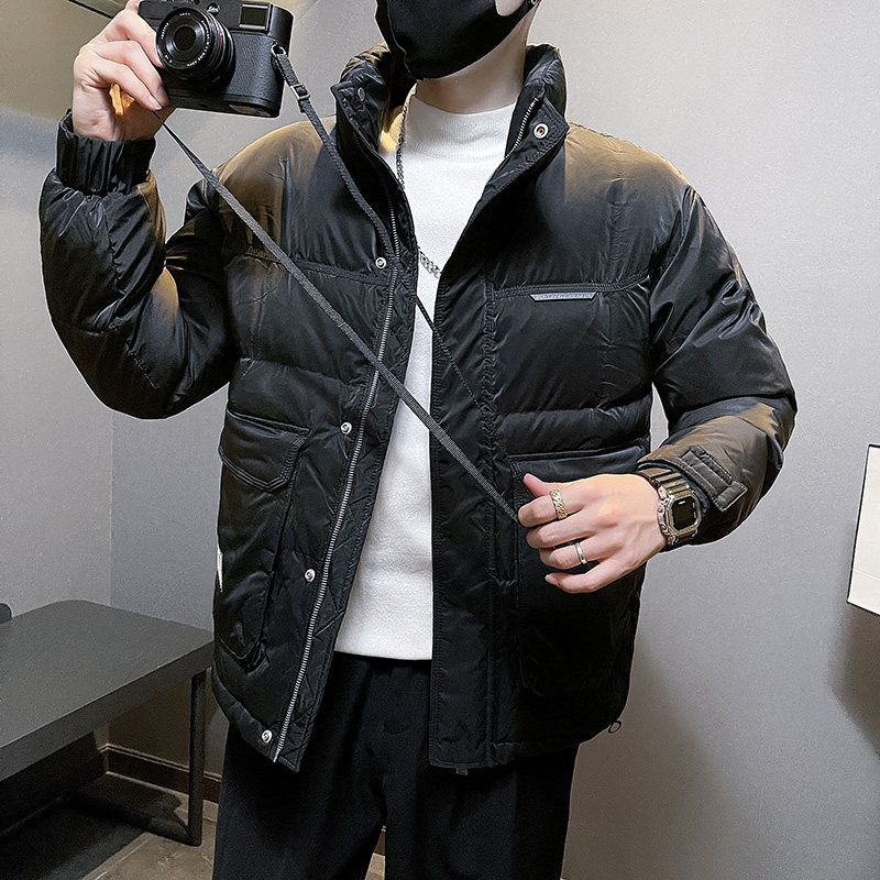 6670-P155男款冬季纯色服羽绒百搭潮流保暖外套-4控205,男装羽绒服,电商D319