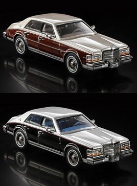 拓客诗1/64Cadillac Seville1985合金车复古仿真汽车模型收藏摆件