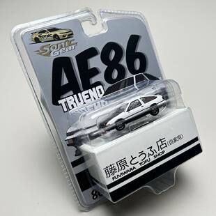 SONIC GEAR1:64仿真丰田卡罗拉AE86经典赛车合金模型收藏摆件