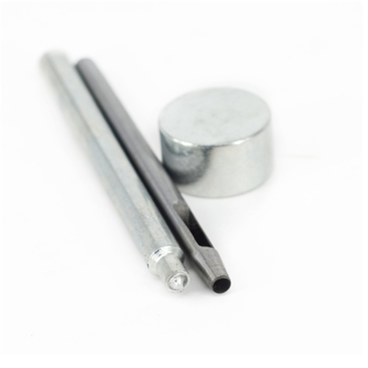 空心钉打孔器开花冲头卷边冲头双面铆钉冲头 8mm铆钉底座装订工具