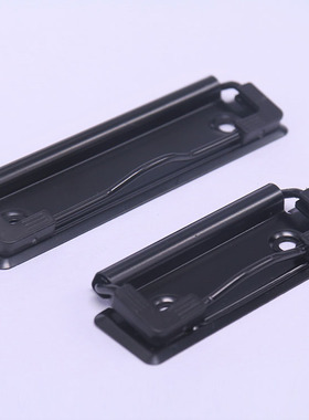 7cm10cm12cm哑黑色板夹 a4a5a6文件夹 金属板夹 菜谱活页夹批发