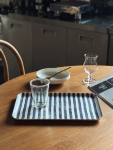 推荐 早餐盘 收集时光 say亚麻纹理树脂托盘 包邮 Camus