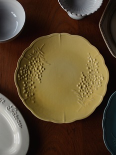 say金合欢浮雕盘 Camus 甜品小盘 沙拉盘 收集时光 丰盛美丽