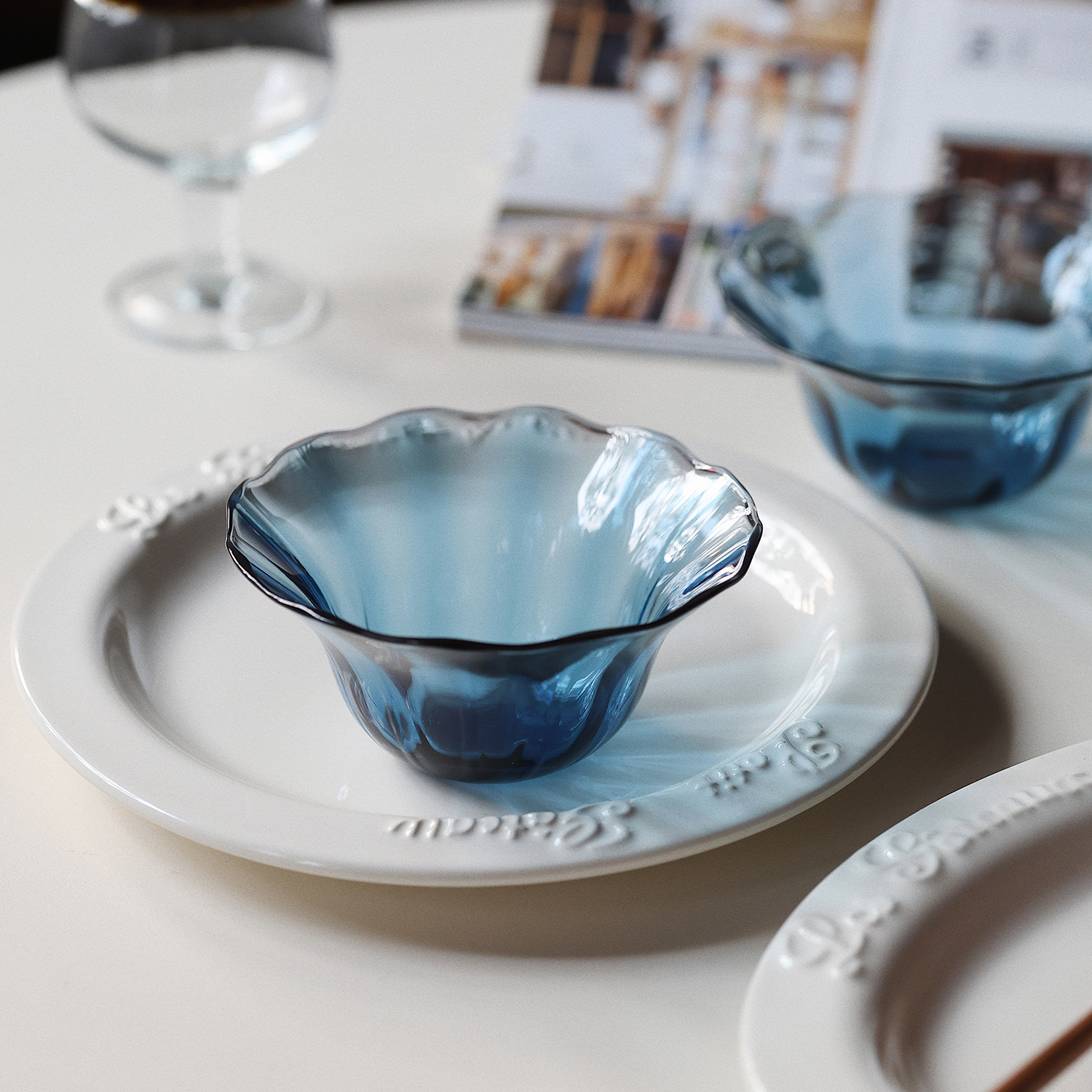 手工玻璃小碗零食小碗