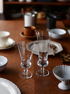 手工玻璃咖啡杯 say拂晓高脚杯 红酒杯香槟杯 Camus 收集时光